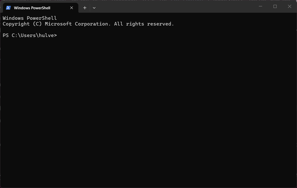 Nyt Windows PowerShell-vindue i Windows Terminal